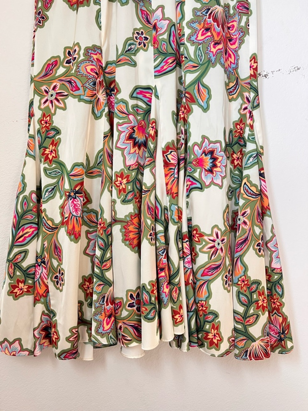 Misa Irena Floral Lattice Maxi Dress Small Summer Cocktail Party Vacation Wear - Picture 5 of 13
